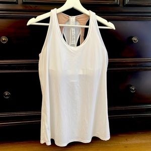 Lululemon 2-in-1 Tank top with supporting bra.